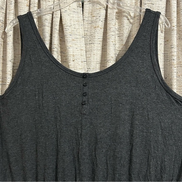 Torrid Super Soft Henley Sleeveless Sleep Romper - 4X - Picture 2 of 10